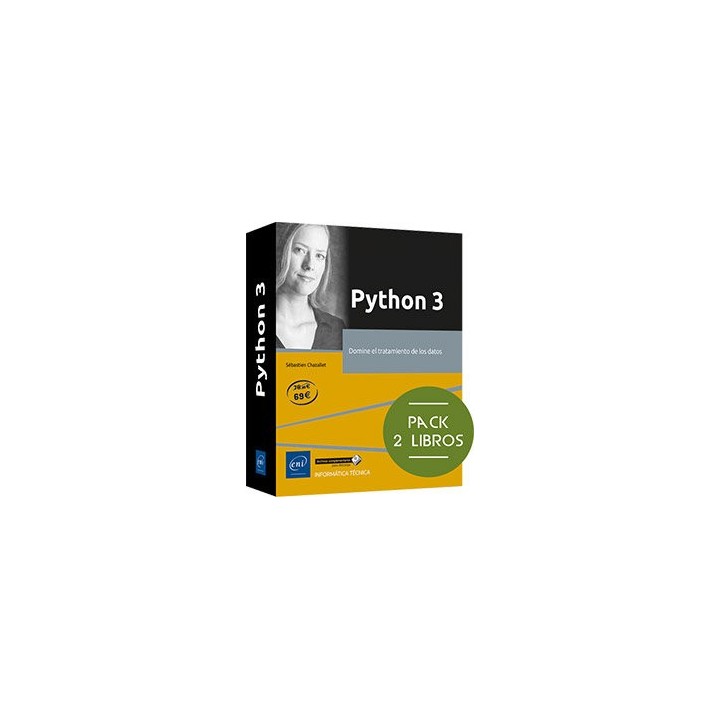 PYTHON 3 PACK 2 LIBROS DOMINE EL TRATAMIENTO DE DATOS 2 ED