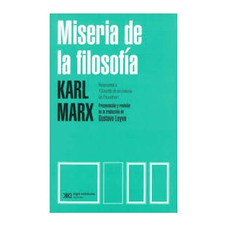 MISERIA DE LA FILOSOFIA