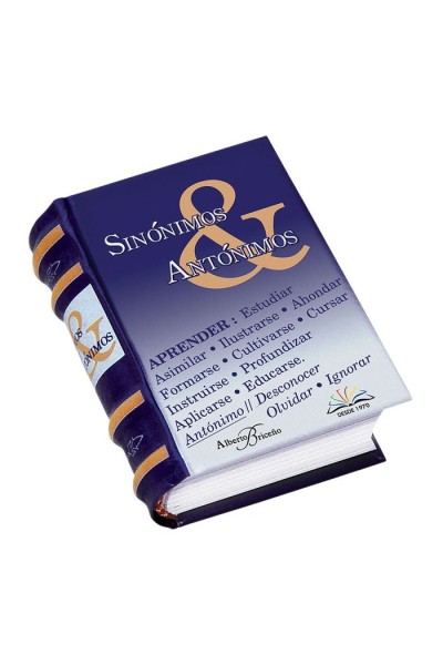 DICCIONARIO DE SINONIMOS Y ANTONIMOS (LIBRO MINIATURA)