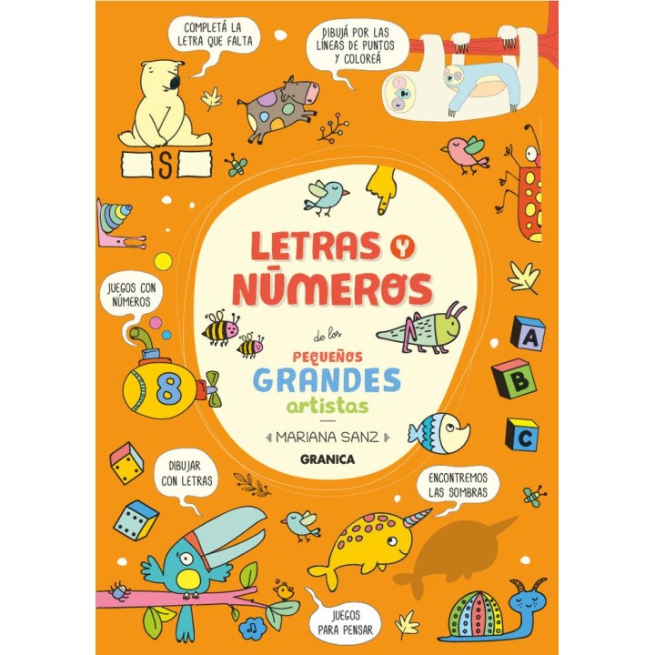 LETRAS Y NUMEROS DE LOS PEQUEÑOS GRANDES ARTISTAS