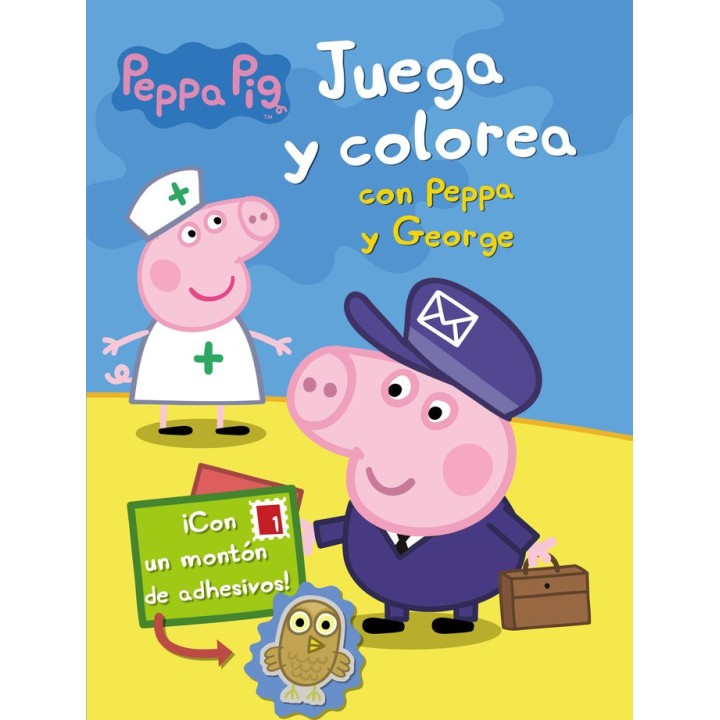PEPPA PIG JUEGA Y COLOREA CON PEPPA Y GEORGE