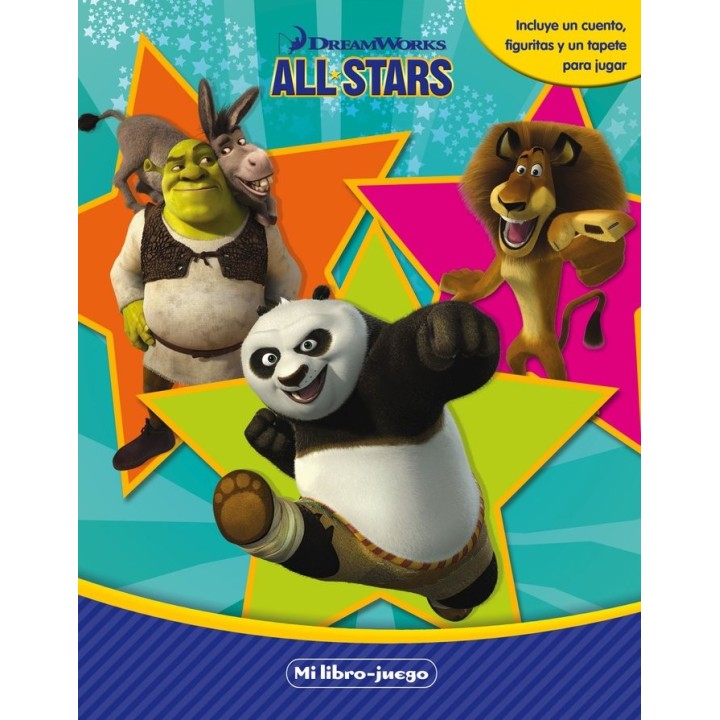 DREAMWORKS ALL STARS MI LIBRO JUEGO