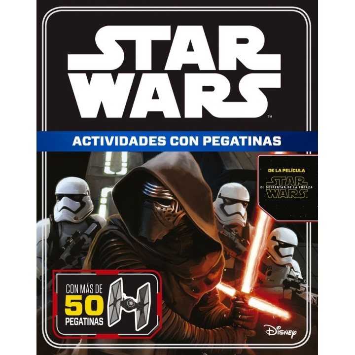 STAR WARS EL DESPERTAR DE LA FUERZA ACTIVIDADES CON PEGATIN