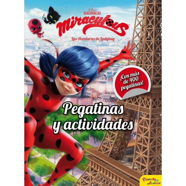 MIRACULOUS LAS AVENTURAS DE LADYBUG PEGATINAS Y ACTIVIDADES