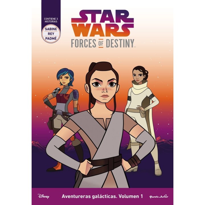STAR WARS FORCES OF DESTINY AVENTURERAS GALACTICAS VOL.I