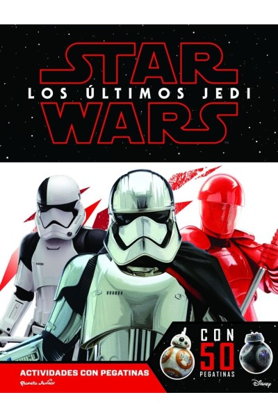 STAR WARS LOS ULTIMOS JEDI 50 PEGATINAS ACTIVIDADES