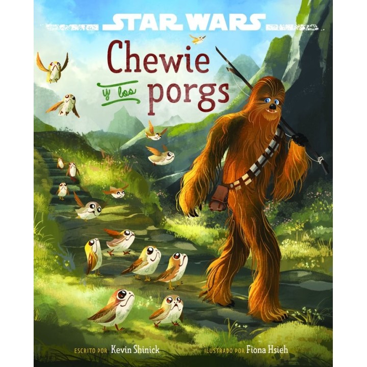 STAR WARS CHEWIE Y LOS PORGS