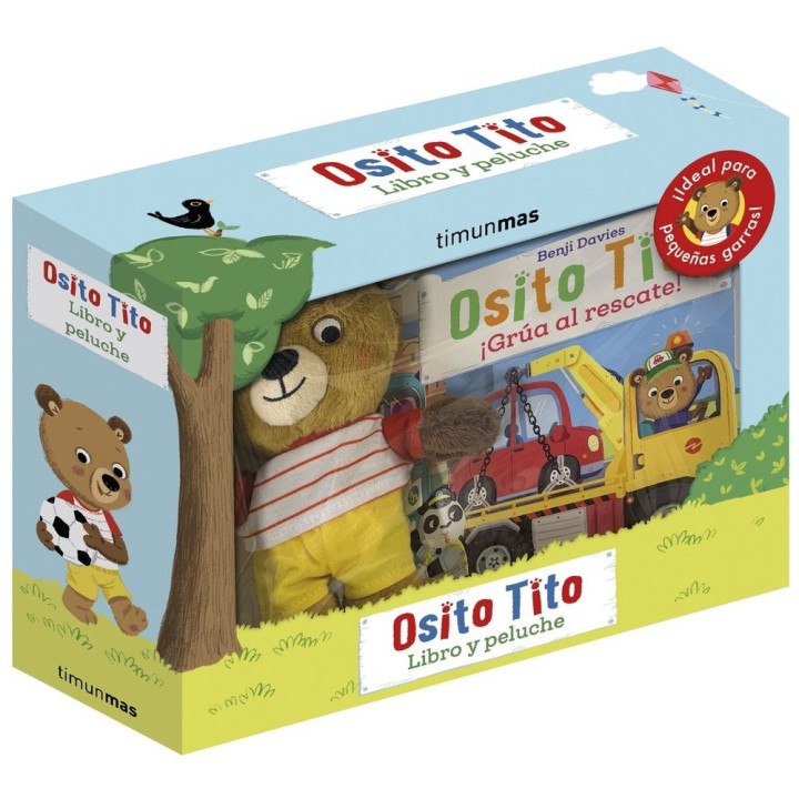 OSITO TITO LIBRO Y PELUCHE