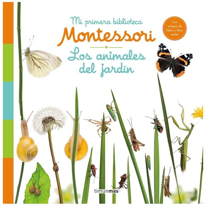 LOS ANIMALES DEL JARDIN MI PRIMERA BIBLIOTECA MONTESSORI