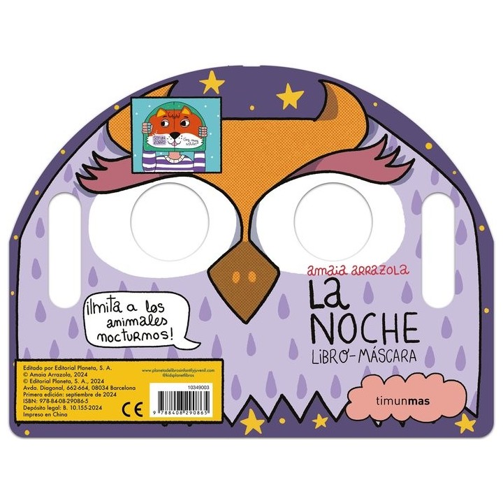 LA NOCHE LIBRO MASCARA