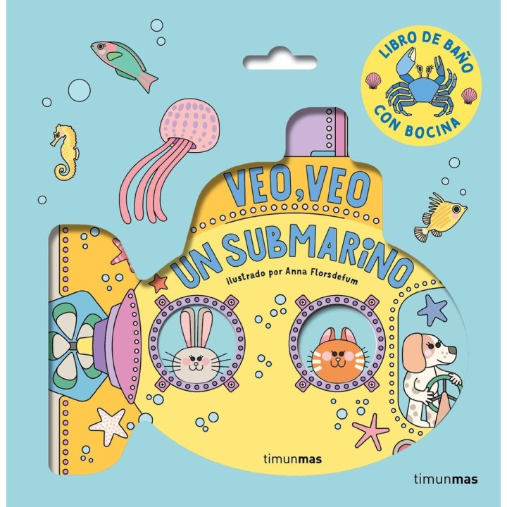 VEO VEO UN SUBMARINO LIBRO DE BAÑO