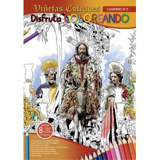 DISFRUTA COLOREANDO VIÑETAS COFRADES 3