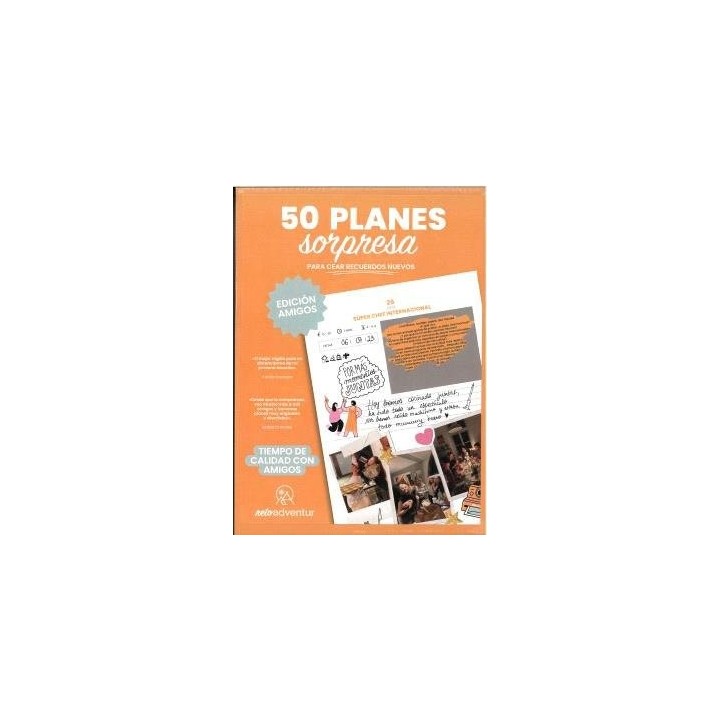 RETO ADVENTUR EDICION AMIGOS 50 PLANES SORPRESA PARA CREAR