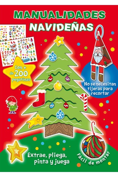 MANUALIDADES NAVIDEÑAS 200 PEGATINAS