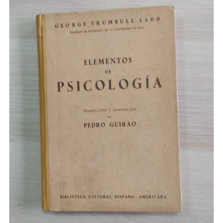 Elementos de psicología.