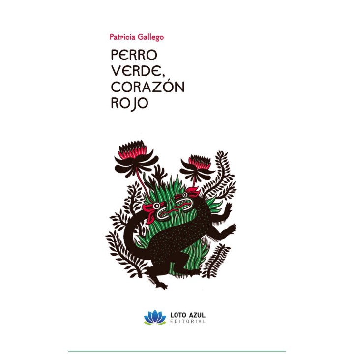 PERRO VERDE CORAZON ROJO