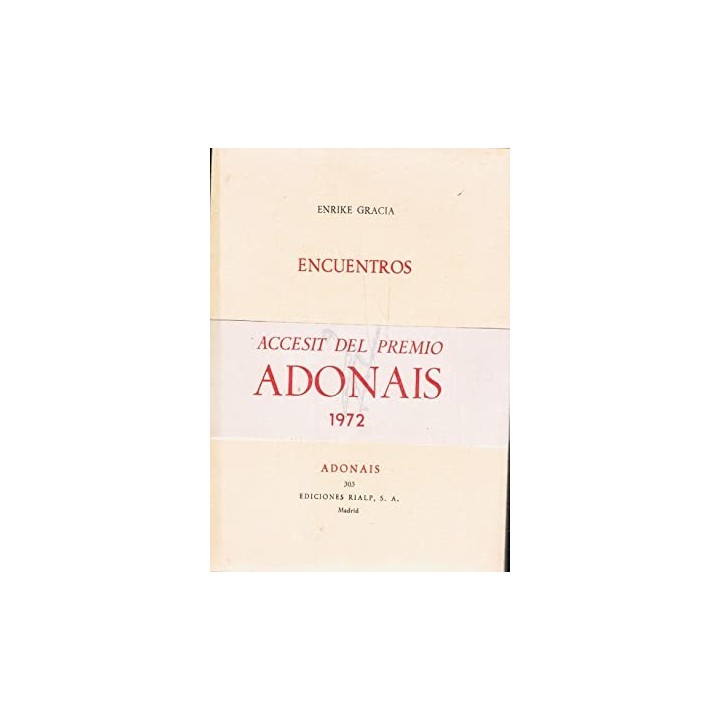 Encuentros (Primera edición) FIRMADO POR EL AUTOR