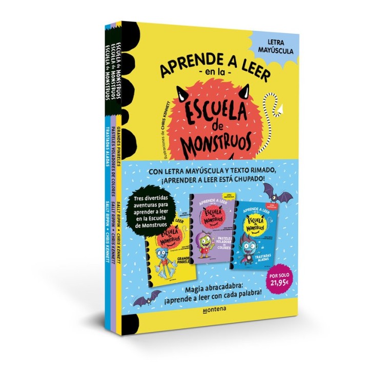 APRENDE A LEER ESCUELA MONSTRUOS PACK VOL 4,5,6