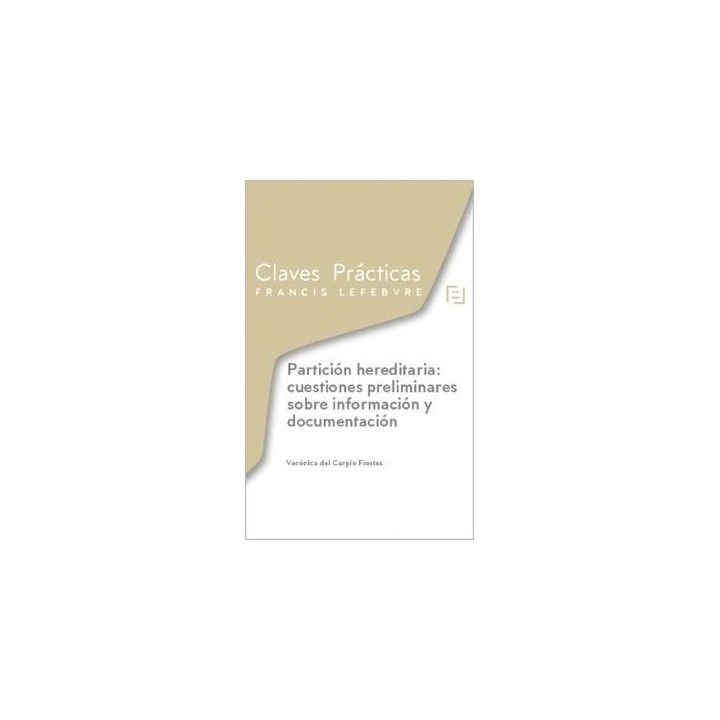 PARTICION HEREDITARIA CUESTIONES PRELIMINARES SOBRE INFORMA