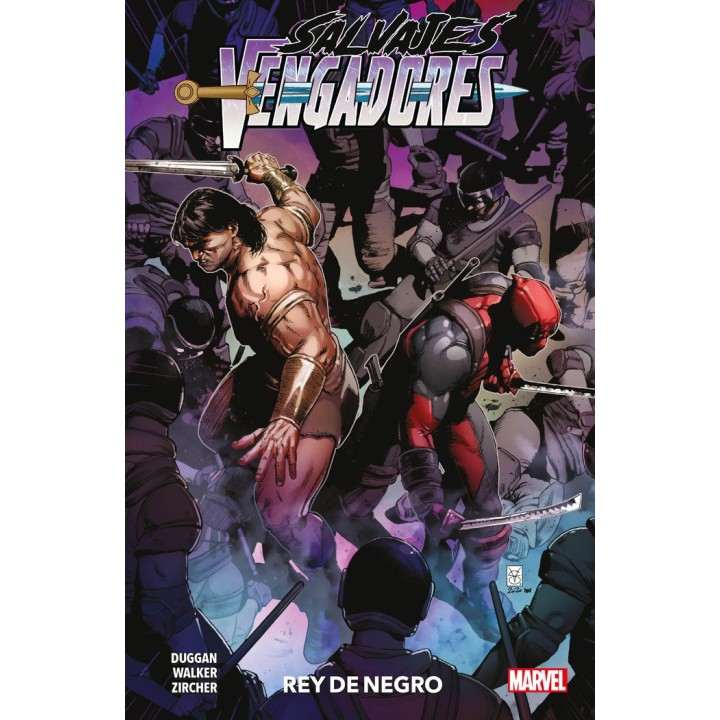 SALVAJES VENGADORES 4 REY DE NEGRO