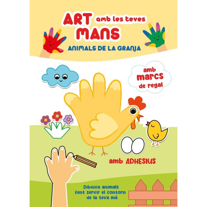 ART AMB LES TEVES MANS ANIMALS DE LA GRANJA