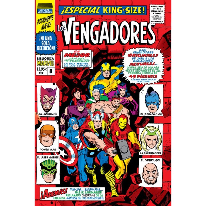 BIBLIOTECA MARVEL LOS VENGADORES 8 1967