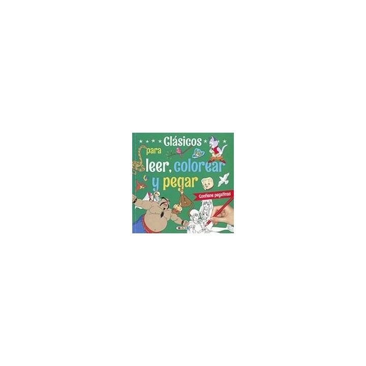 CLASICOS PARA LEER COLOREAR Y PEGAR