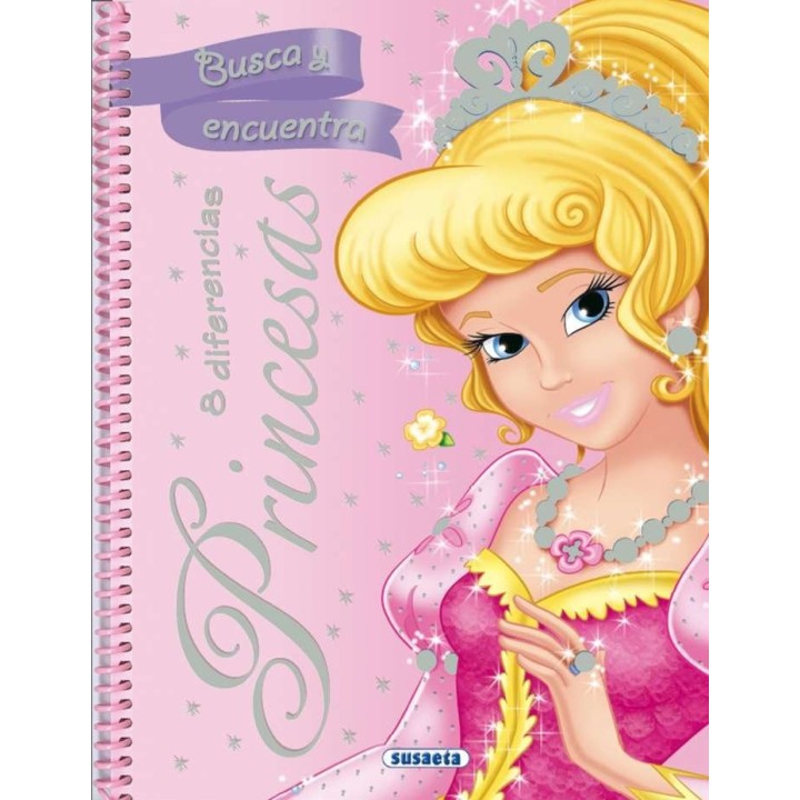 PRINCESAS 8 DIFERENCIAS BUSCA Y ENCUENTRA