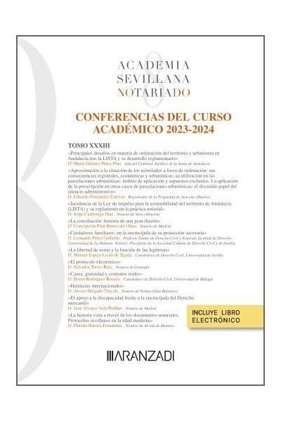 ANALES 2023 2024 TOMO XXXIII ACADEMIA SEVILLANA DEL NOTARIAD