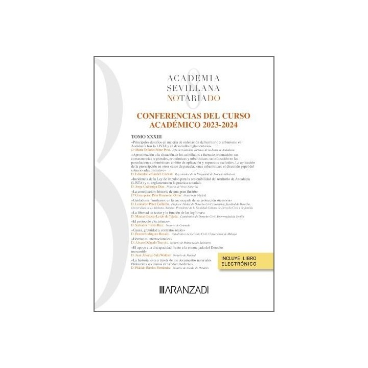ANALES 2023 2024 TOMO XXXIII ACADEMIA SEVILLANA DEL NOTARIAD