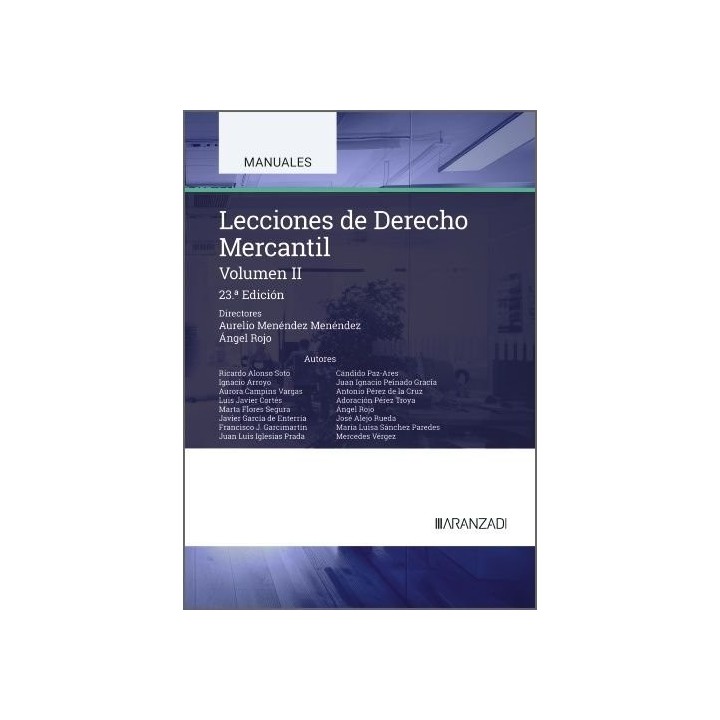 LECCIONES DE DERECHO MERCANTIL VOLUMEN II
