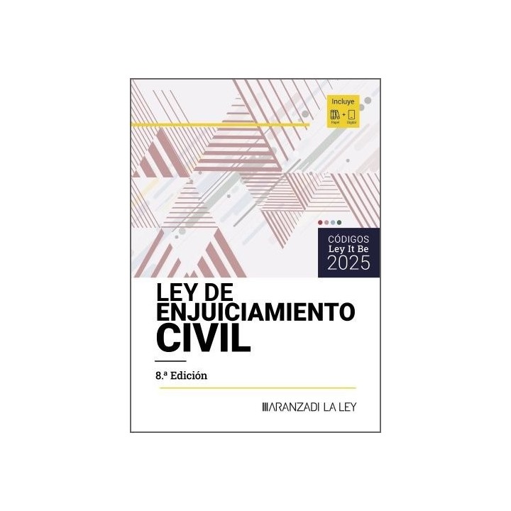 LEY DE ENJUICIAMIENTO CIVIL LEYITBE 8ª ED