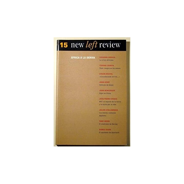 NEW LEFT REVIEW. Nº 15. Julio/Agosto 2002. AFRICA A LA DERIVA