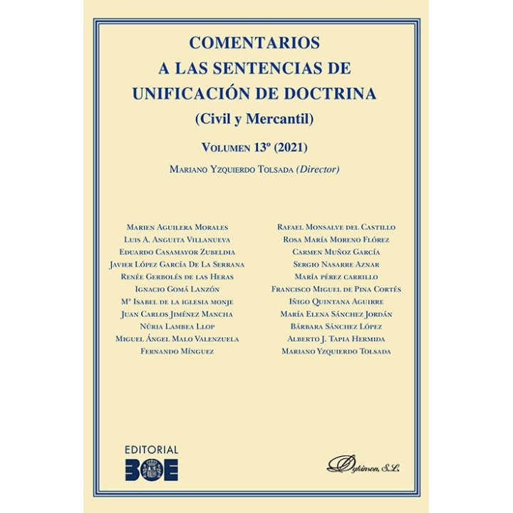 COMENTARIOS A LAS SENTENCIAS DE UNIFICACION DE DOCTRINA (CIV