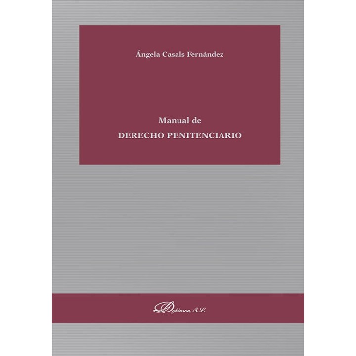 MANUAL DE DERECHO PENITENCIARIO