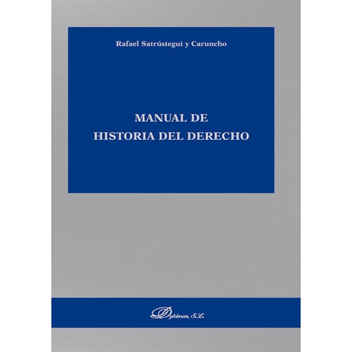 MANUAL DE HISTORIA DEL DERECHO