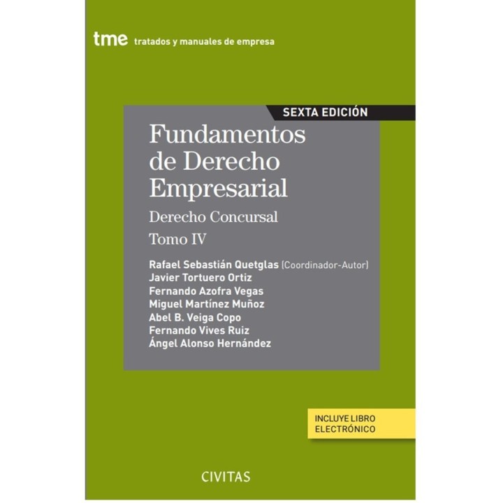 FUNDAMENTOS DE DERECHO EMPRESARIAL IV DERECHO CONCURSAL