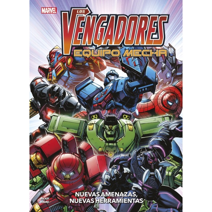 LOS VENGADORES EQUIPO MECHA NUEVAS AMENAZAS NUEVAS HERRAMIEN