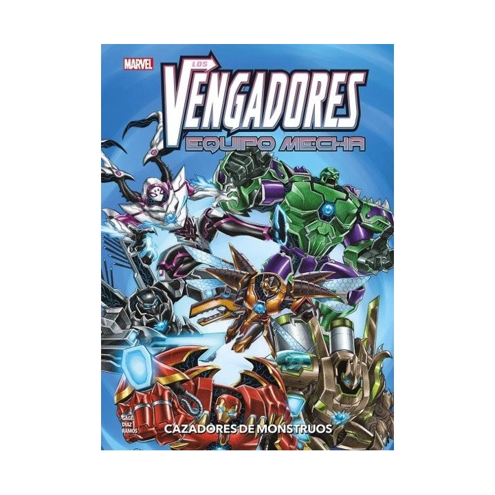 LOS VENGADORES EQUIPO MECHA CAZADORES DE MONSTRUOS