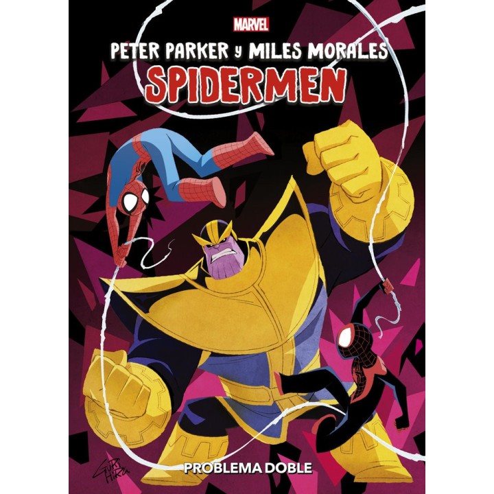 PETER PARKER Y MILES MORALES SPIDERMEN PROBLEMA DOBLE