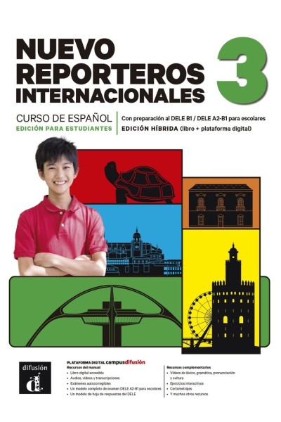 NUEVO REPORTEROS INTERNACIONALES 3 ED HIBRIDA ESTUDIANTES