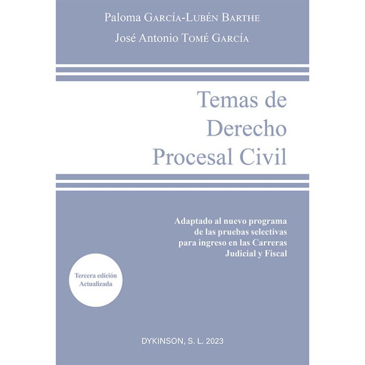 TEMAS DE DERECHO PROCESAL CIVIL