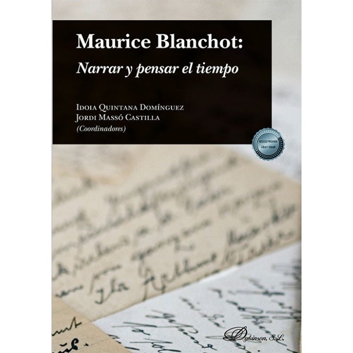MAURICE BLANCHOT NARRAR Y PENSAR EL TIEMPO