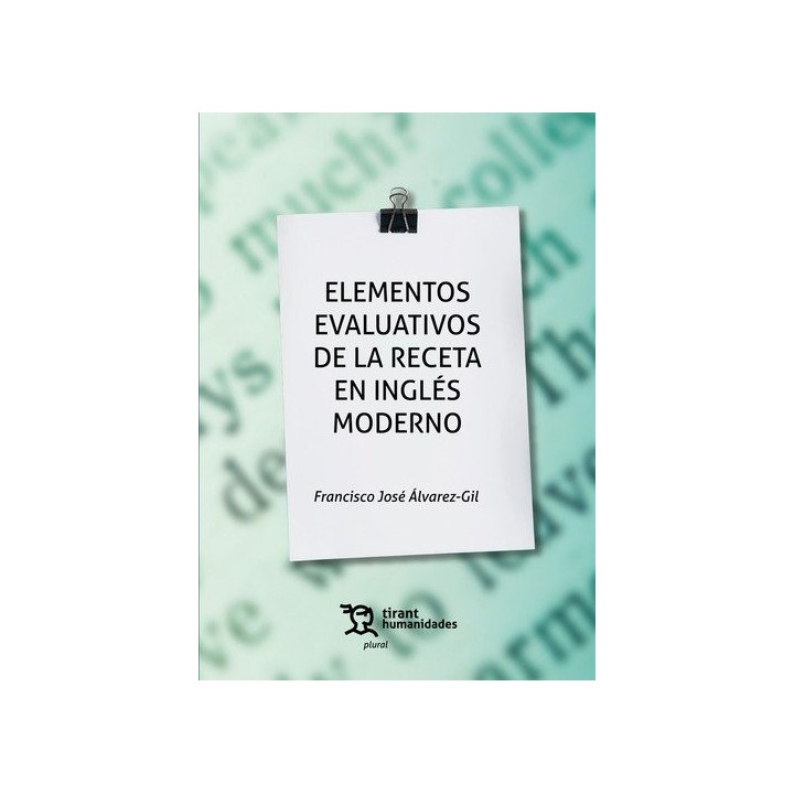 ELEMENTOS EVALUATIVOS DE LA RECETA EN INGLES MODERNO