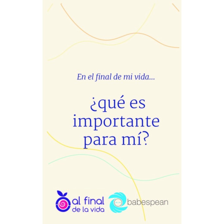 EN EL FINAL DE MI VIDA QUE ES IMPORTANTE PARA MI