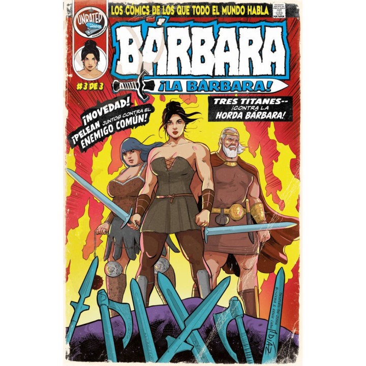 BARBARA LA BARBARA 3 TRES TITANES CONTRA LA HORDA BARBARA
