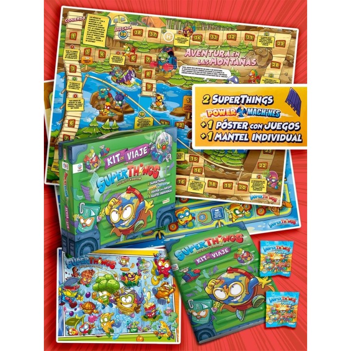 KIT DE VIAJE CON LOS SUPERTHINGS POWER MACHINES