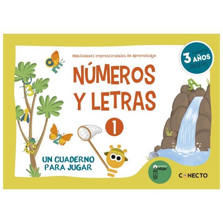 NUMEROS Y LETRAS 1 UN CUADERNO PARA JUGAR 3AÑOS
