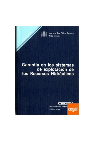 Garantía en los sistemas de explotación de los recursos hidráulicos. M-40