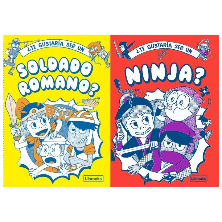 TE GUSTARIA SER UN SOLDADO ROMANO O UN NINJA